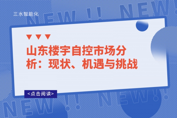 山東樓宇自控市場(chǎng)分析：現(xiàn)狀、機(jī)遇與挑戰(zhàn)